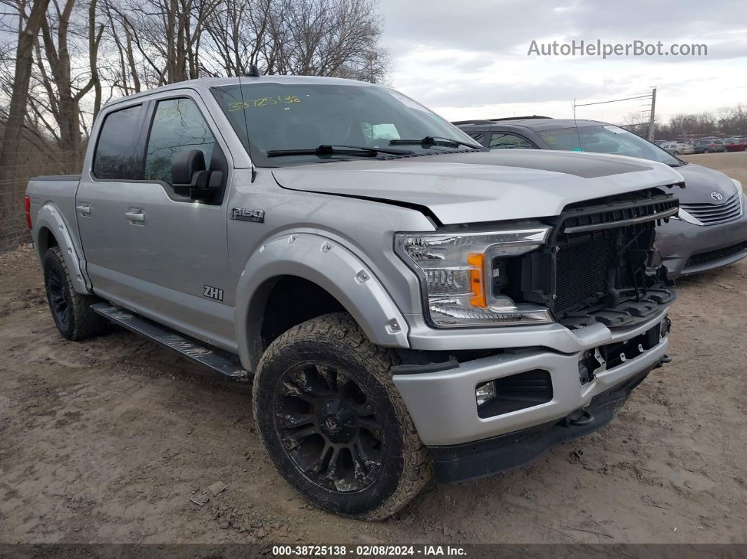 2019 Ford F-150 Xlt Silver vin: 1FTEW1E40KFD06847