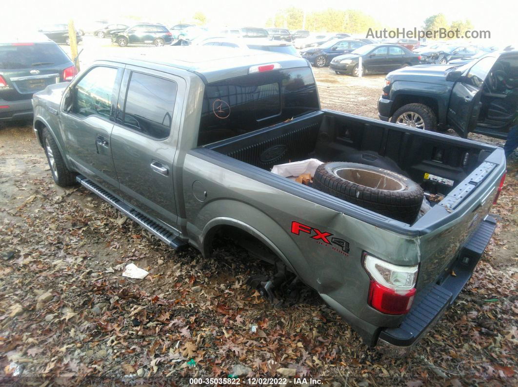 2019 Ford F-150 Lariat Gray vin: 1FTEW1E40KKC81701