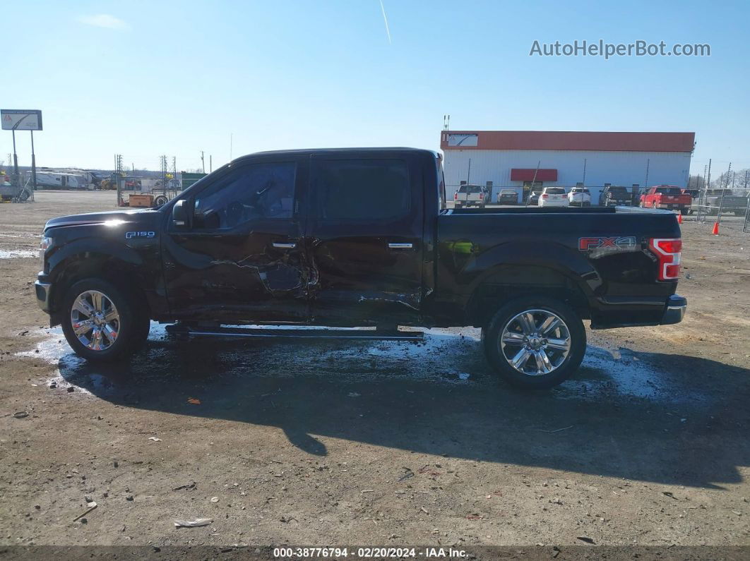 2019 Ford F-150 Xlt Black vin: 1FTEW1E40KKE28843