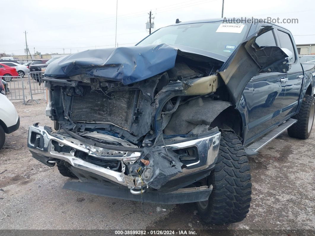 2019 Ford F-150 Xlt Blue vin: 1FTEW1E40KKE76441