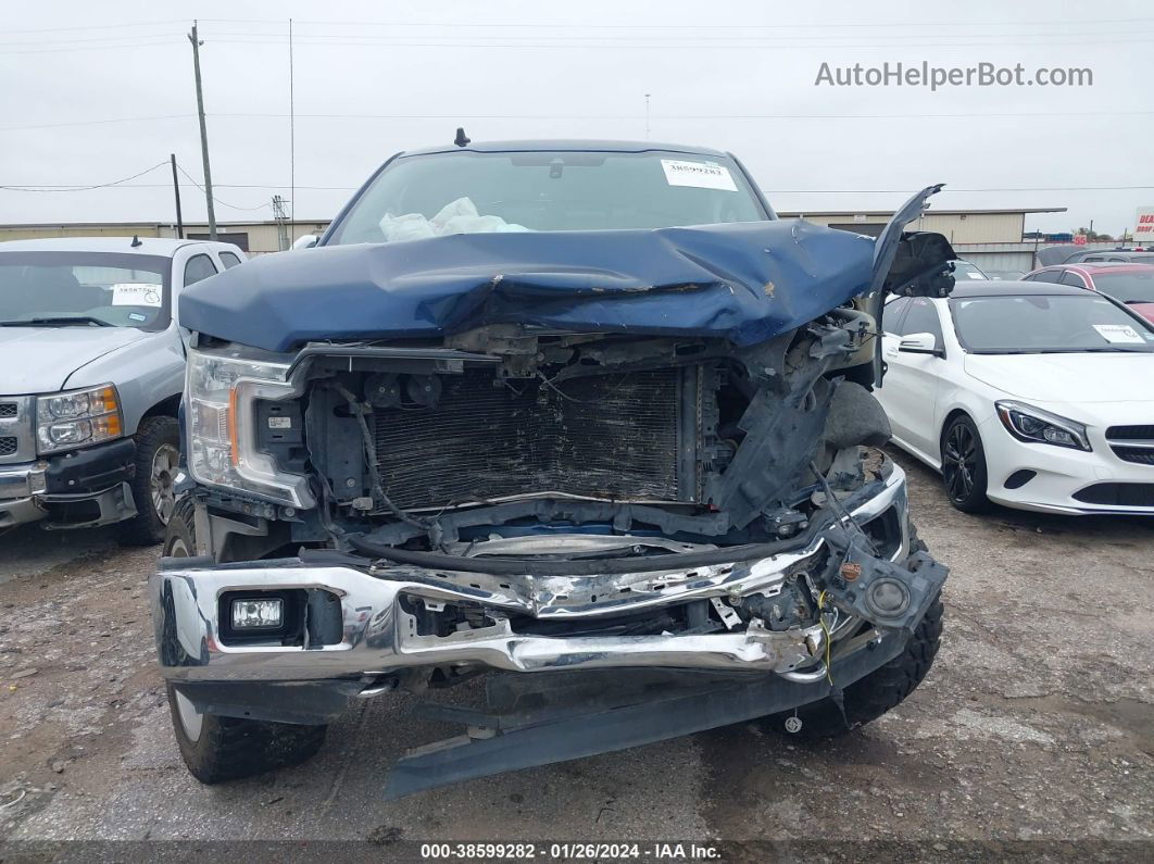 2019 Ford F-150 Xlt Blue vin: 1FTEW1E40KKE76441