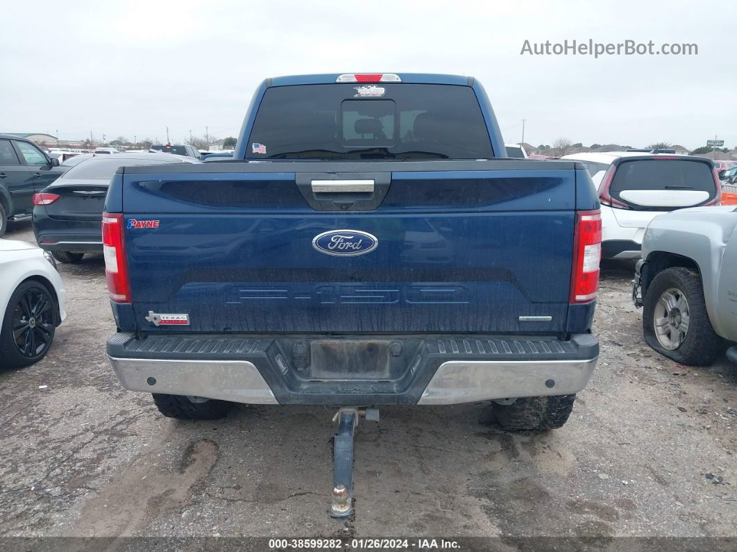 2019 Ford F-150 Xlt Blue vin: 1FTEW1E40KKE76441