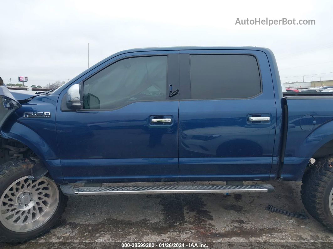 2019 Ford F-150 Xlt Blue vin: 1FTEW1E40KKE76441