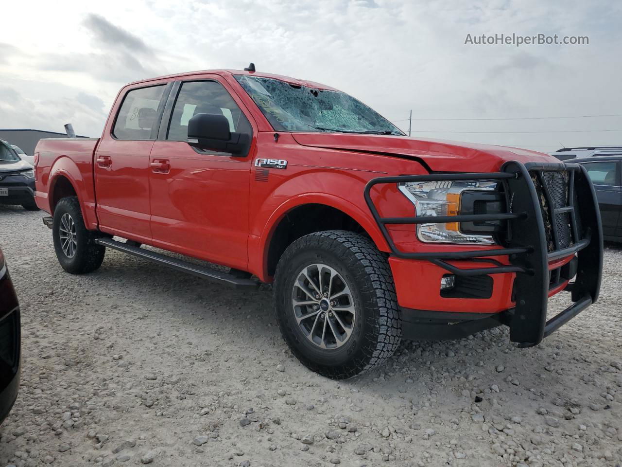 2019 Ford F150 Supercrew Red vin: 1FTEW1E40KKE77444