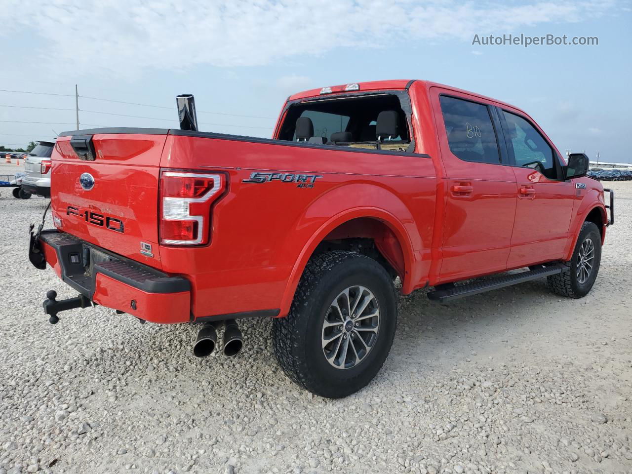 2019 Ford F150 Supercrew Красный vin: 1FTEW1E40KKE77444