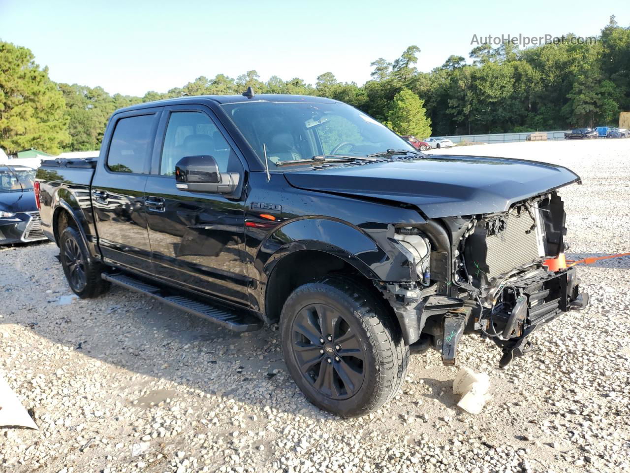 2020 Ford F150 Supercrew Черный vin: 1FTEW1E40LFA03374