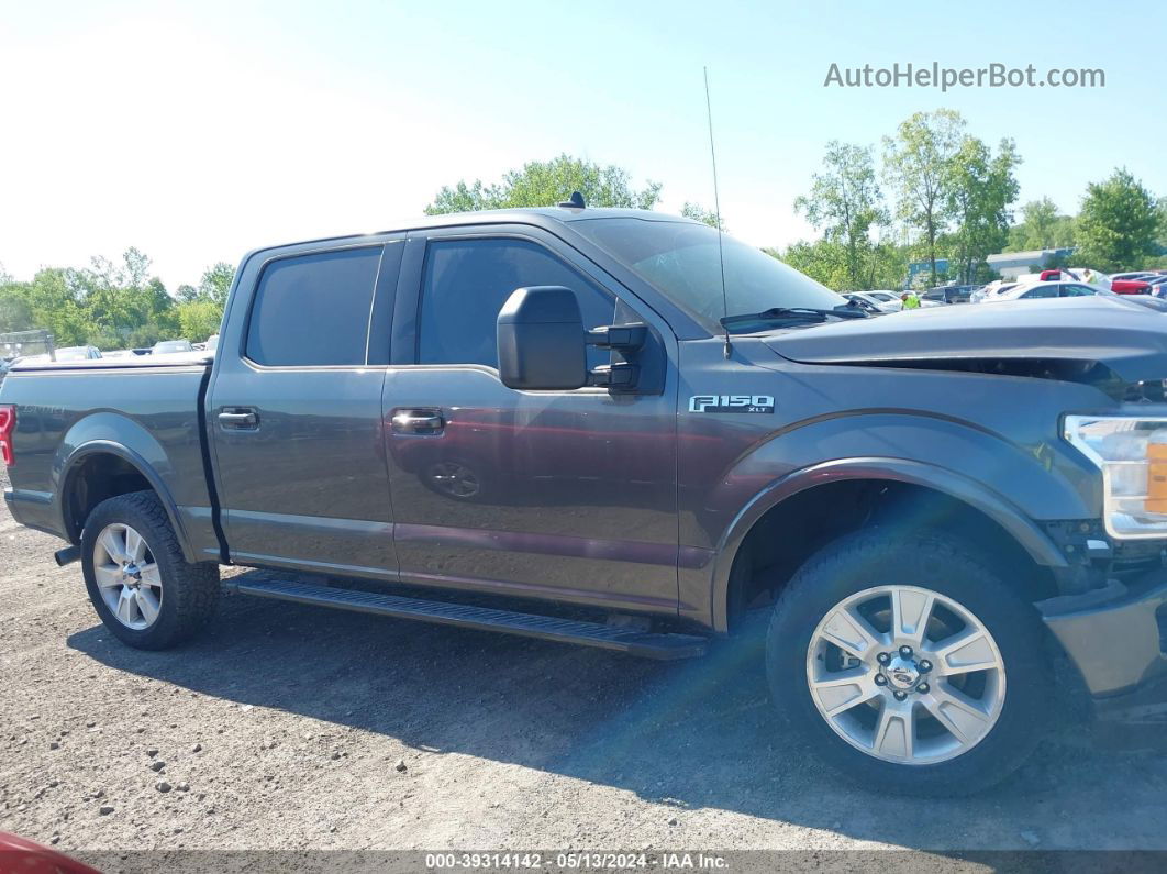 2019 Ford F-150 Xlt Gray vin: 1FTEW1E41KFC98435