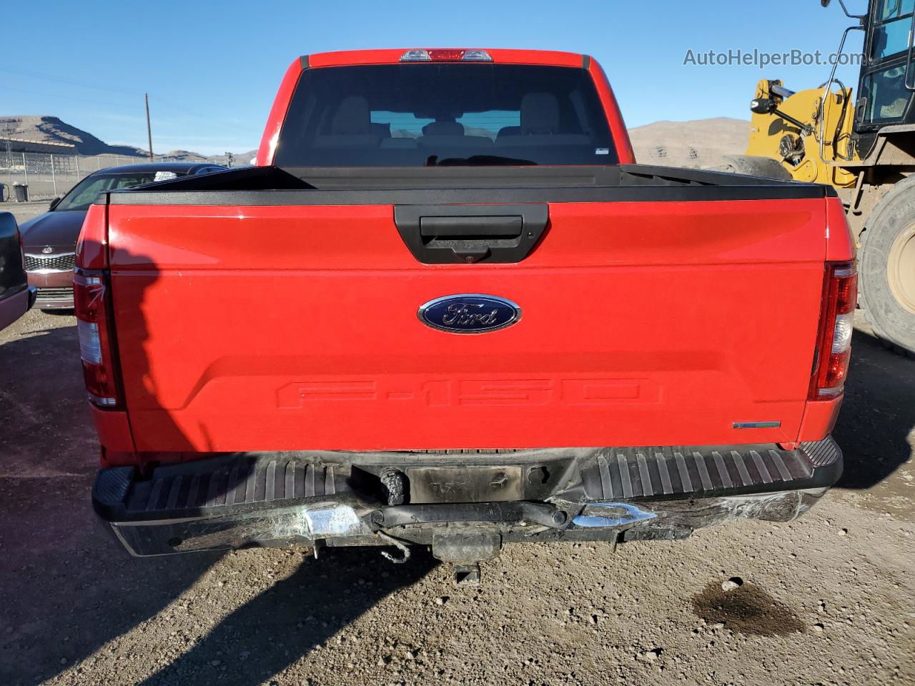 2019 Ford F150 Supercrew Red vin: 1FTEW1E41KKE83589