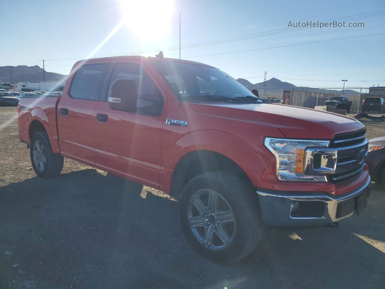 2019 Ford F150 Supercrew Red vin: 1FTEW1E41KKE83589