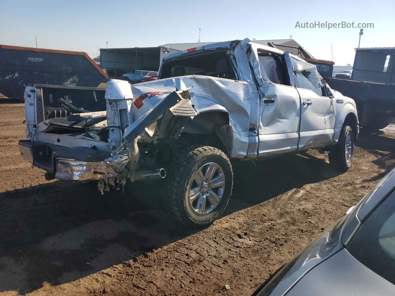 2019 Ford F150 Supercrew Silver vin: 1FTEW1E41KKE88033