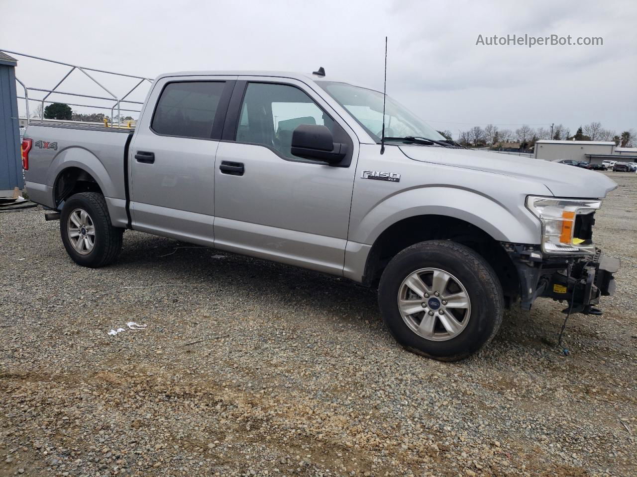 2020 Ford F150 Supercrew Silver vin: 1FTEW1E41LKE08411