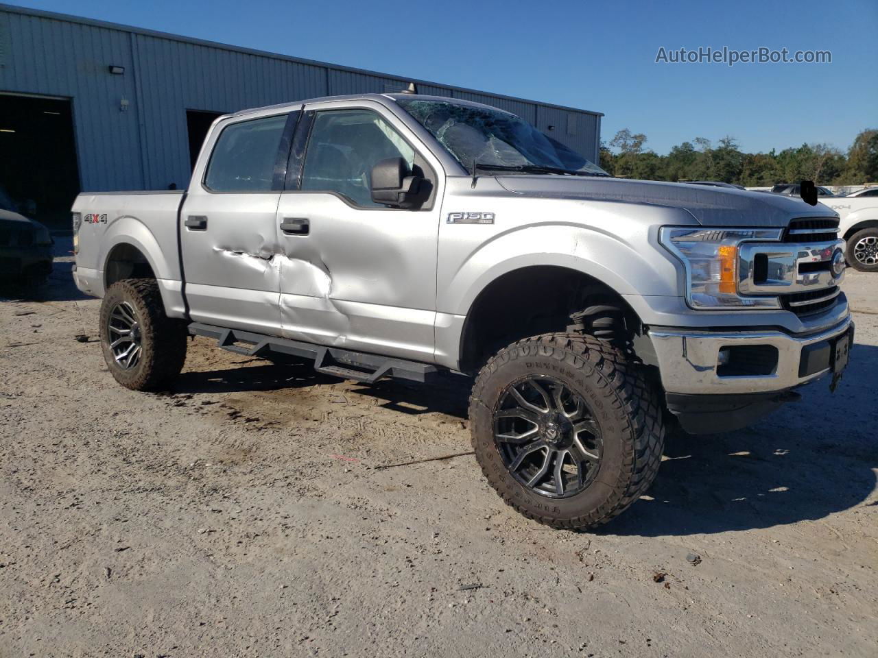 2020 Ford F150 Supercrew Silver vin: 1FTEW1E42LFB10054