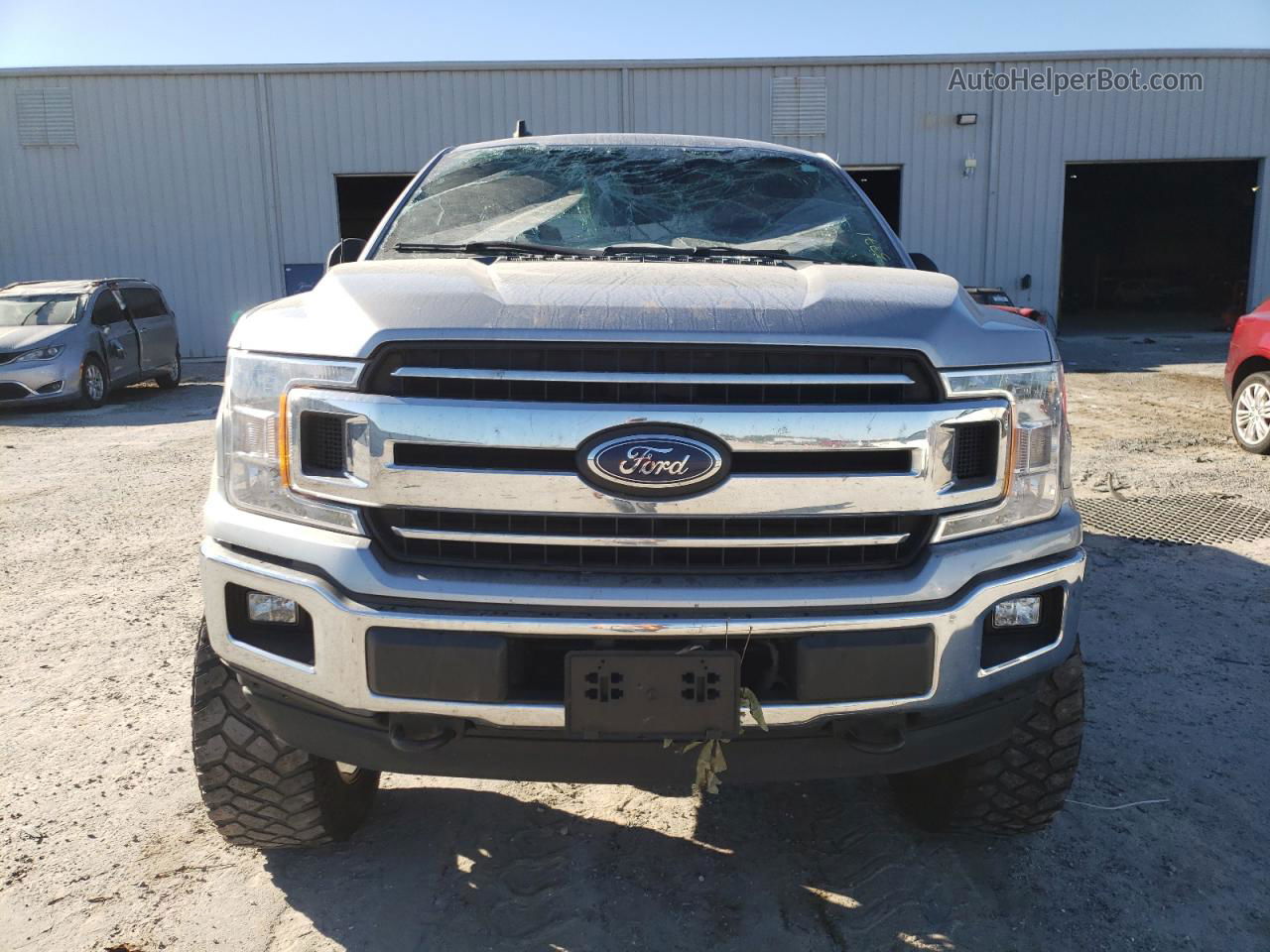 2020 Ford F150 Supercrew Silver vin: 1FTEW1E42LFB10054