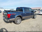 2019 Ford F-150 Lariat Синий vin: 1FTEW1E43KFB77292