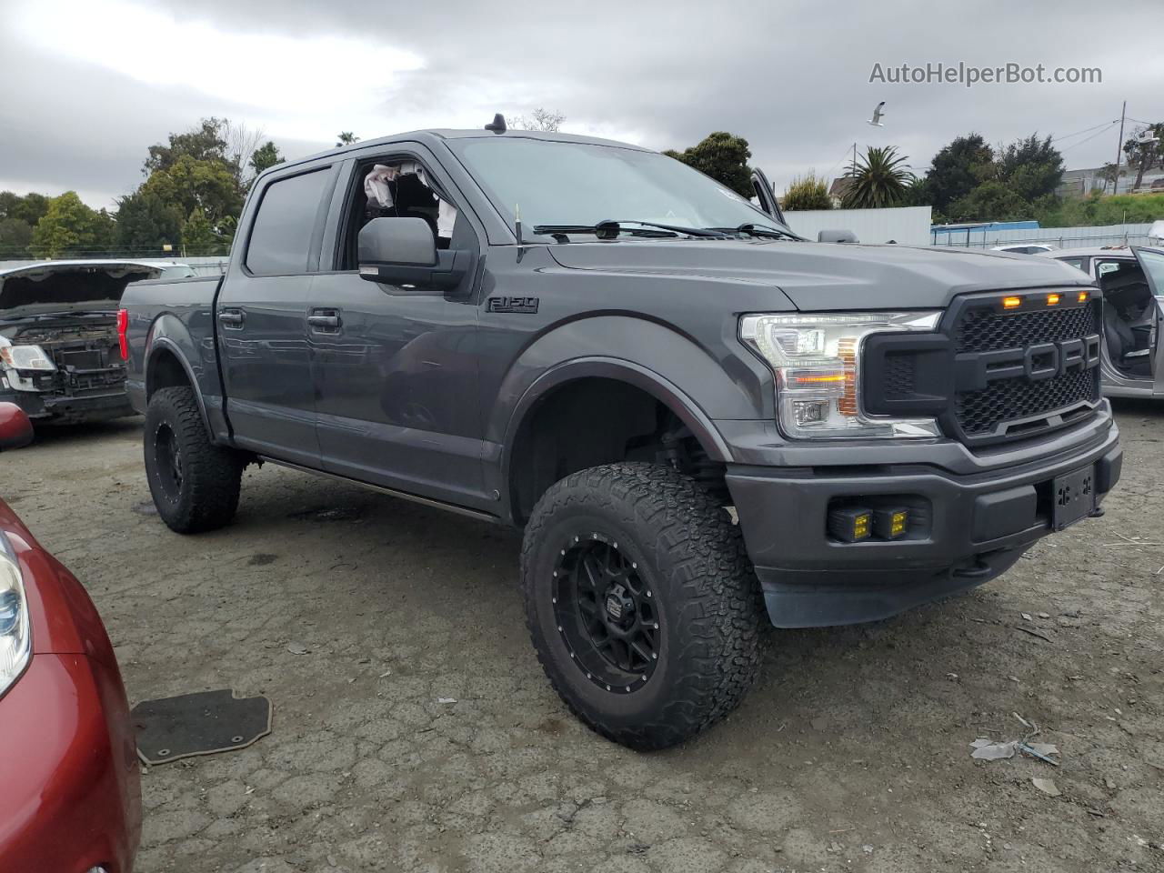 2019 Ford F150 Supercrew Charcoal vin: 1FTEW1E43KFC09285