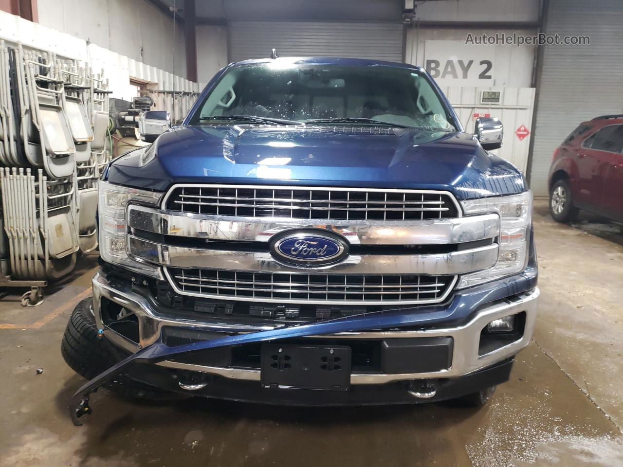 2019 Ford F150 Supercrew Blue vin: 1FTEW1E43KFC42576