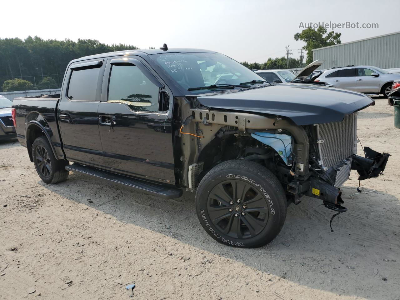 2020 Ford F150 Supercrew Black vin: 1FTEW1E43LFA93300