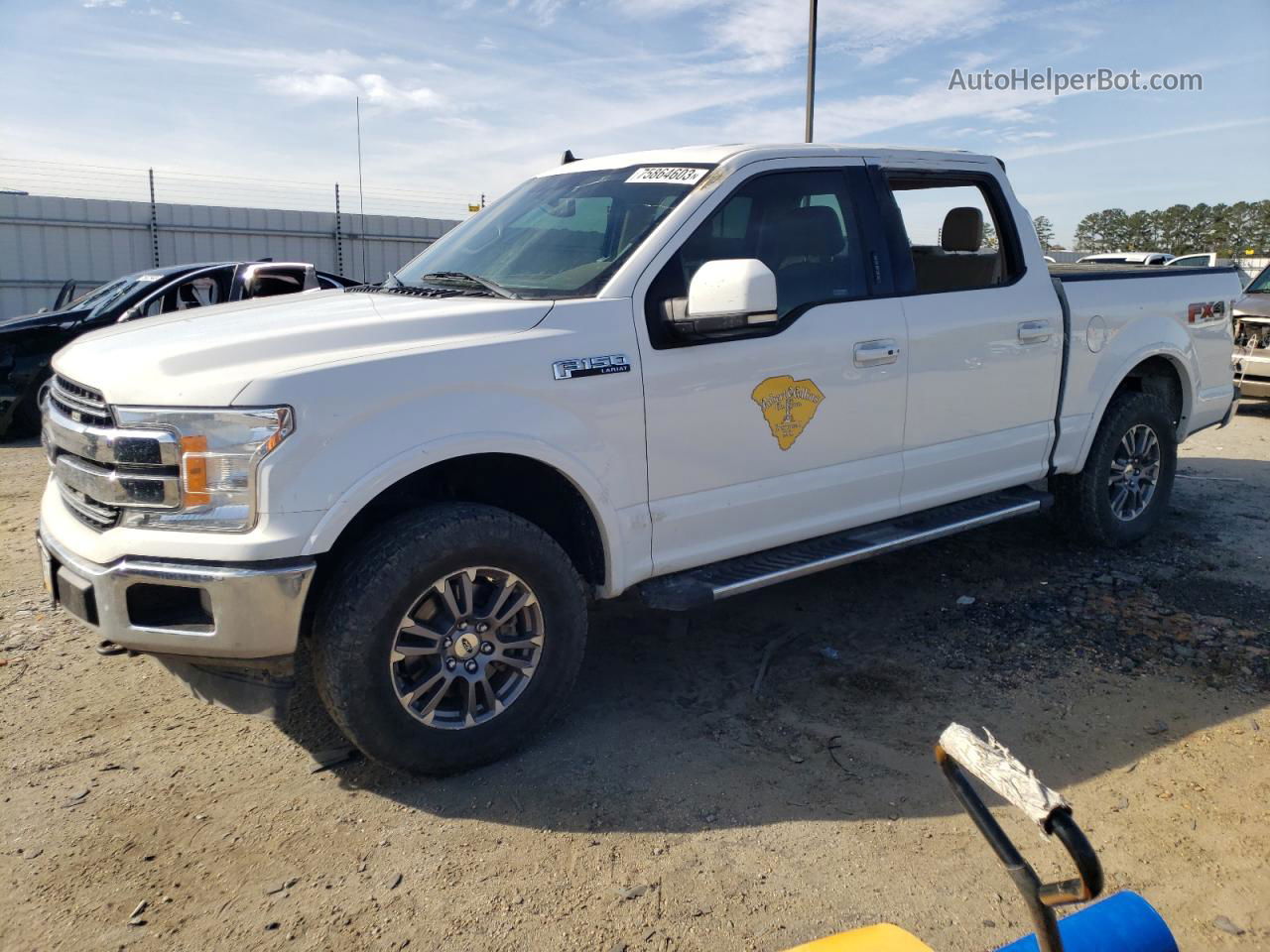 2020 Ford F150 Supercrew Белый vin: 1FTEW1E43LFC78611