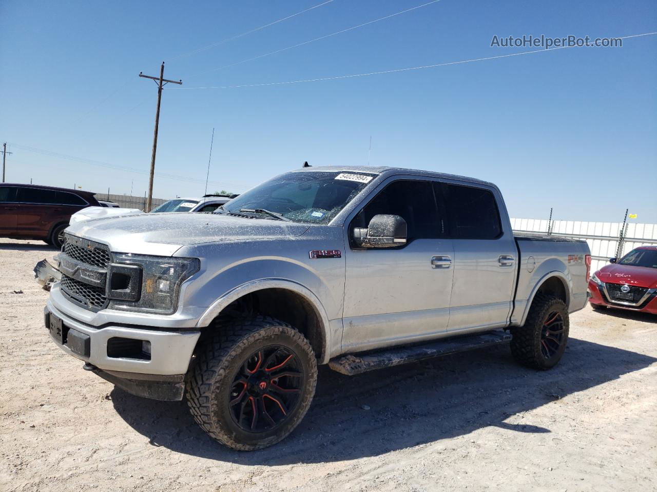 2020 Ford F150 Supercrew Silver vin: 1FTEW1E43LKD66078