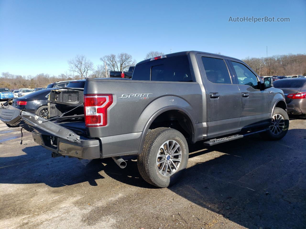 2020 Ford F150 Supercrew Charcoal vin: 1FTEW1E43LKF38299