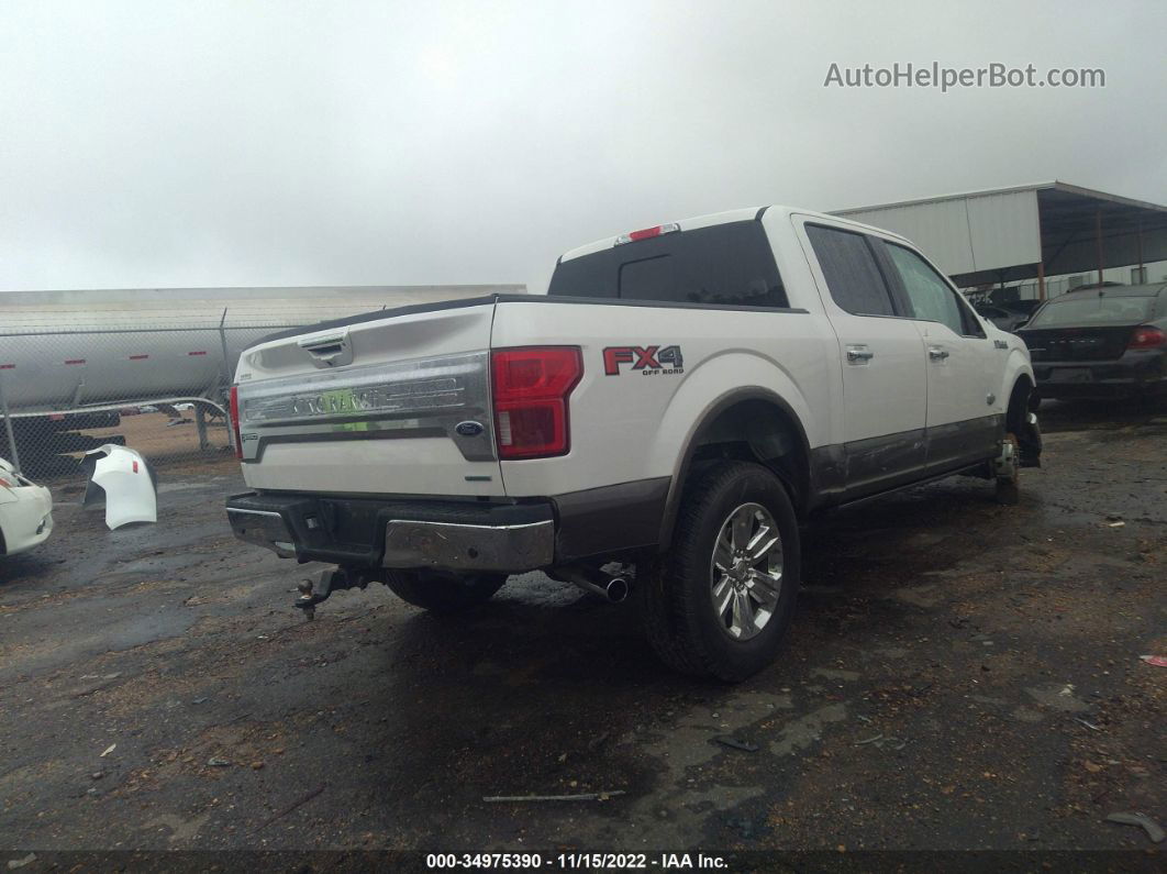 2019 Ford F-150 King Ranch White vin: 1FTEW1E44KFB32958