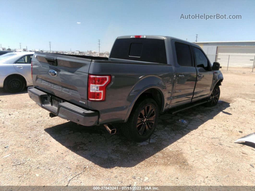 2019 Ford F-150 Xl/xlt/lariat Gray vin: 1FTEW1E44KFC31778