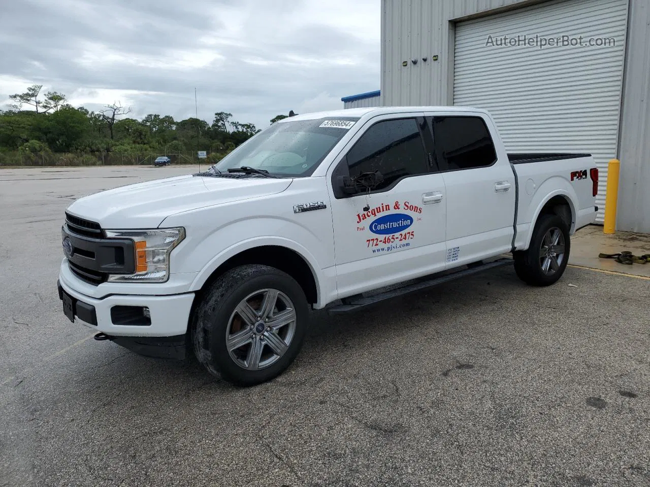 2019 Ford F150 Supercrew Белый vin: 1FTEW1E44KFC79216