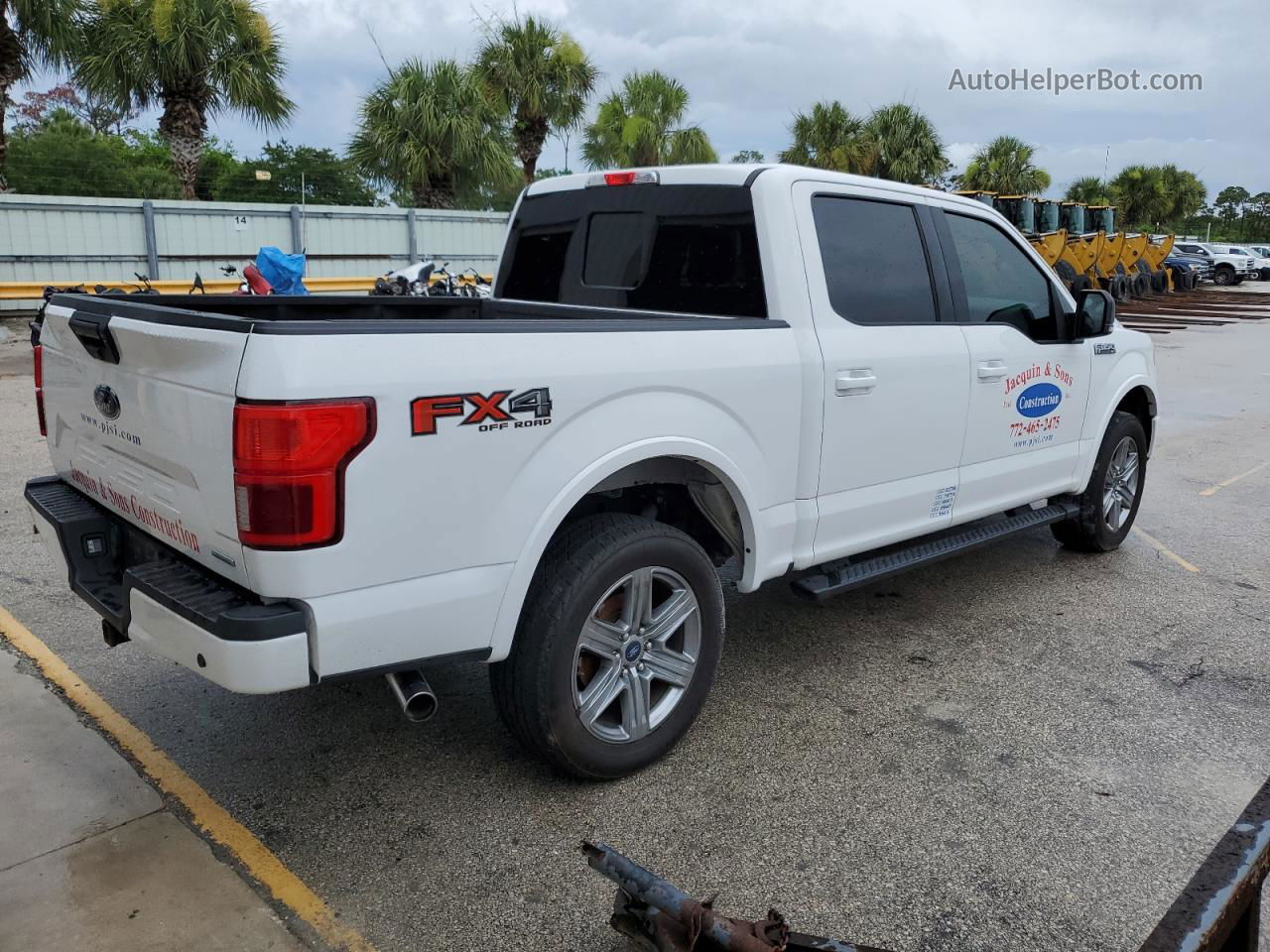 2019 Ford F150 Supercrew Белый vin: 1FTEW1E44KFC79216