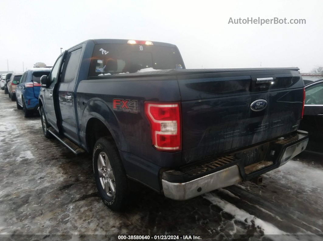 2019 Ford F-150 Xlt Blue vin: 1FTEW1E44KFD13798