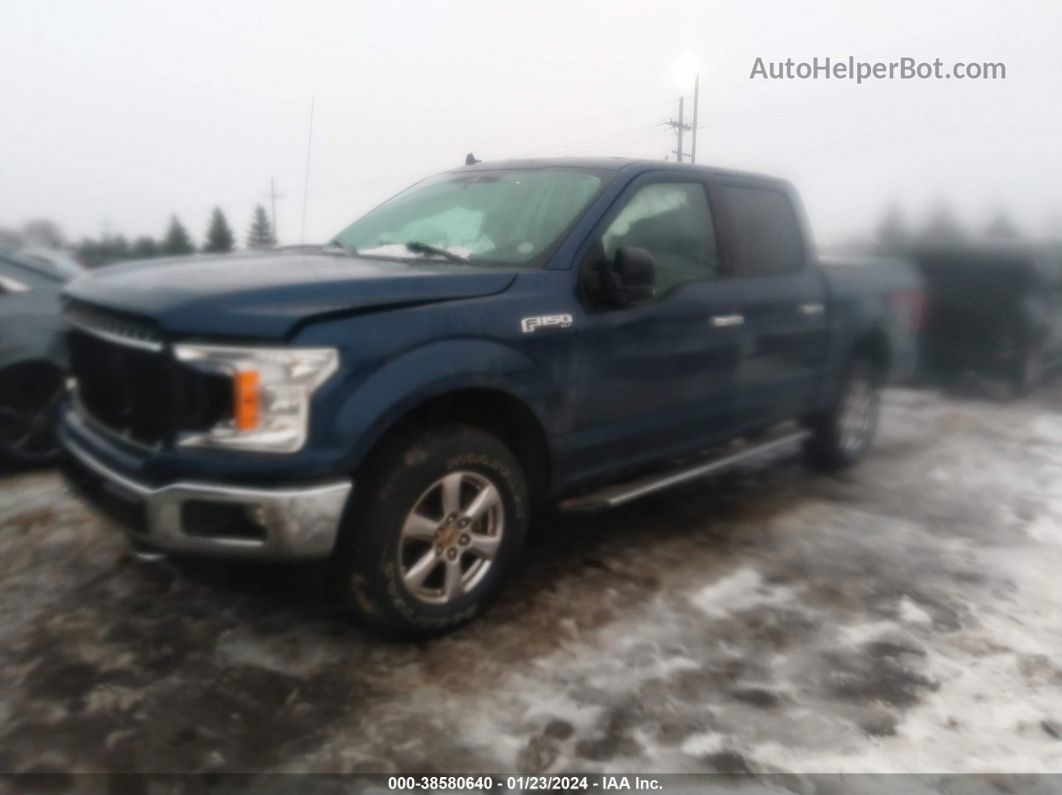 2019 Ford F-150 Xlt Синий vin: 1FTEW1E44KFD13798