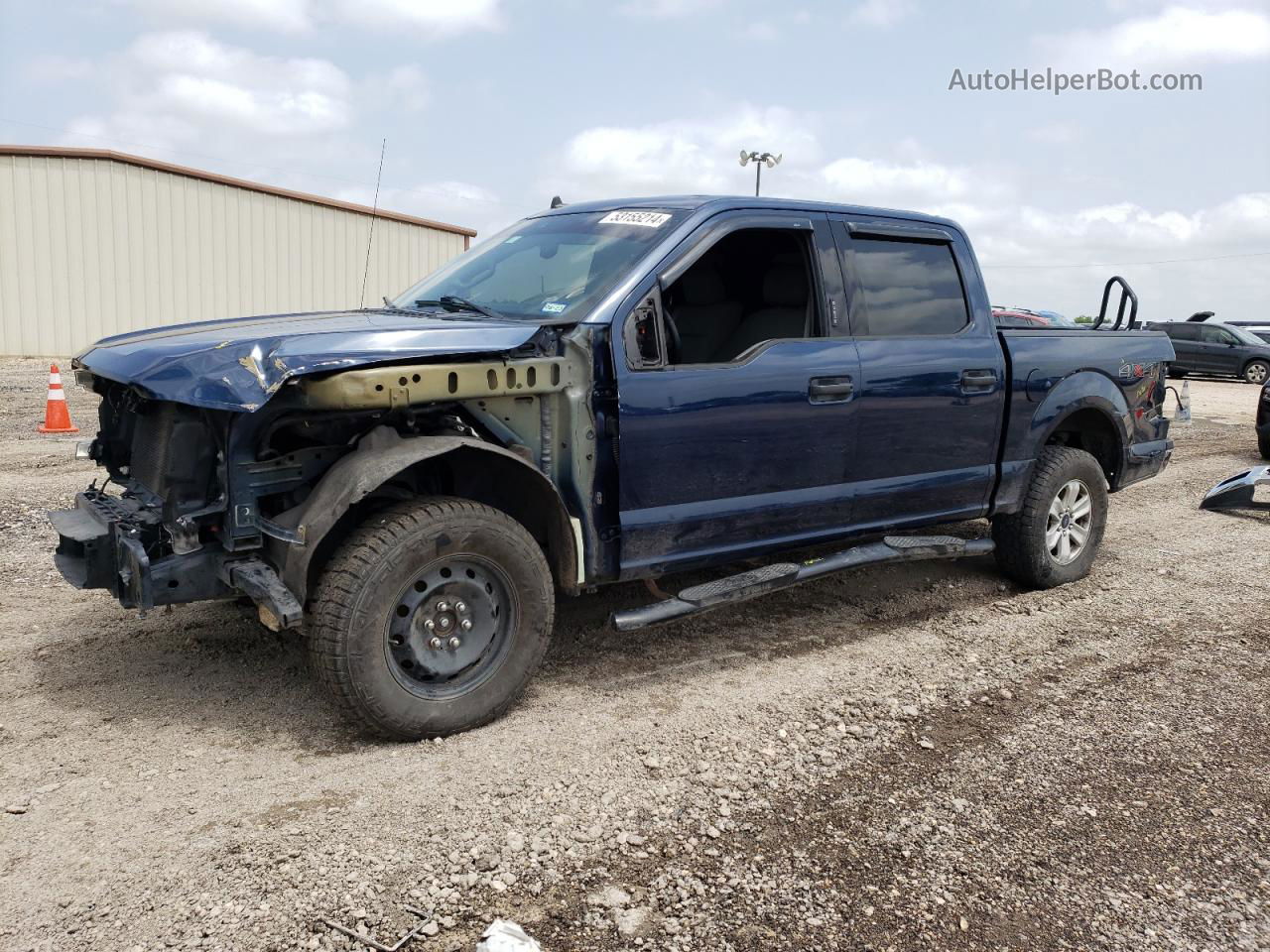 2019 Ford F150 Supercrew Blue vin: 1FTEW1E44KKD75063