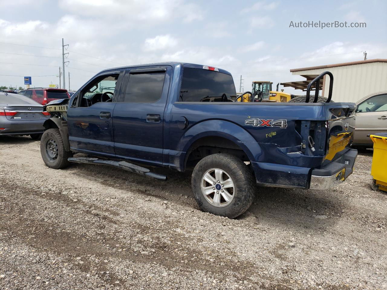 2019 Ford F150 Supercrew Blue vin: 1FTEW1E44KKD75063