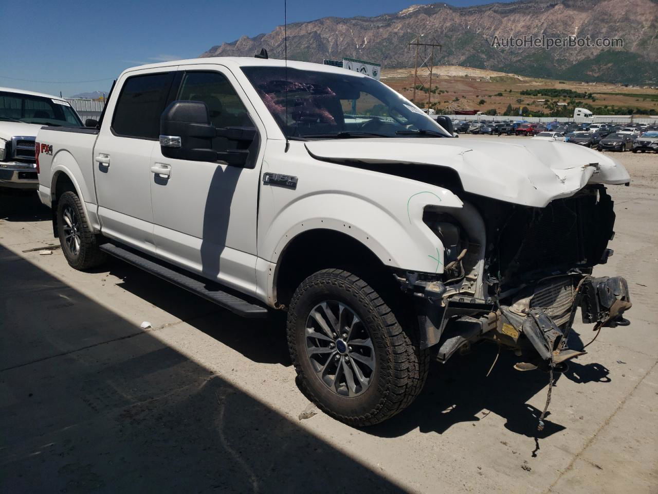 2019 Ford F150 Supercrew White vin: 1FTEW1E44KKE79889