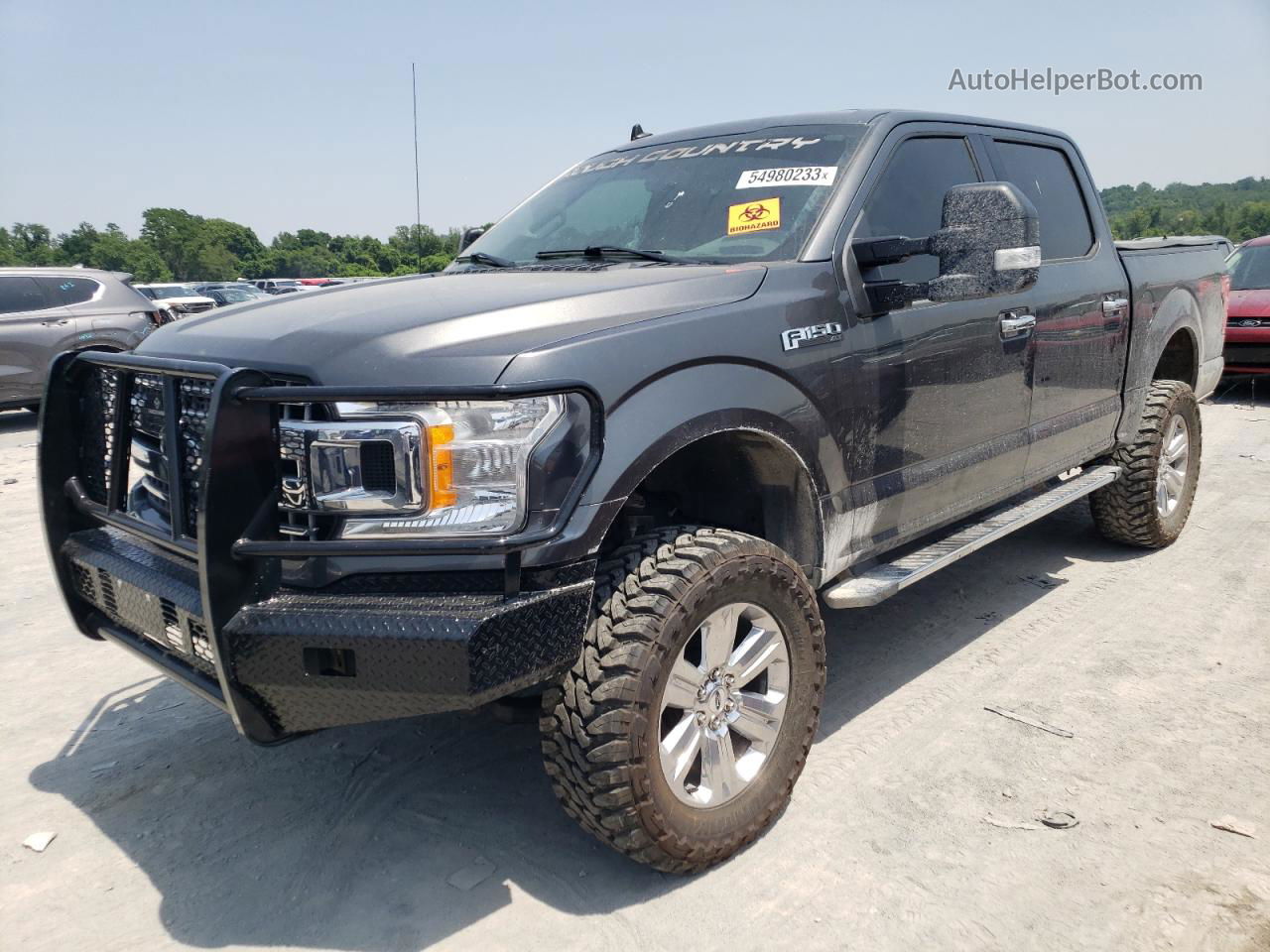 2020 Ford F150 Supercrew Gray vin: 1FTEW1E44LFA06438