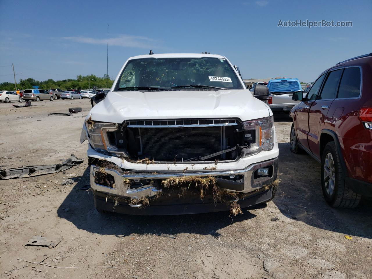 2020 Ford F150 Supercrew White vin: 1FTEW1E44LFC72252