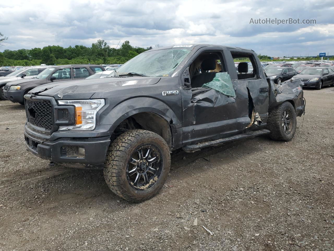 2020 Ford F150 Supercrew Black vin: 1FTEW1E44LKD01885