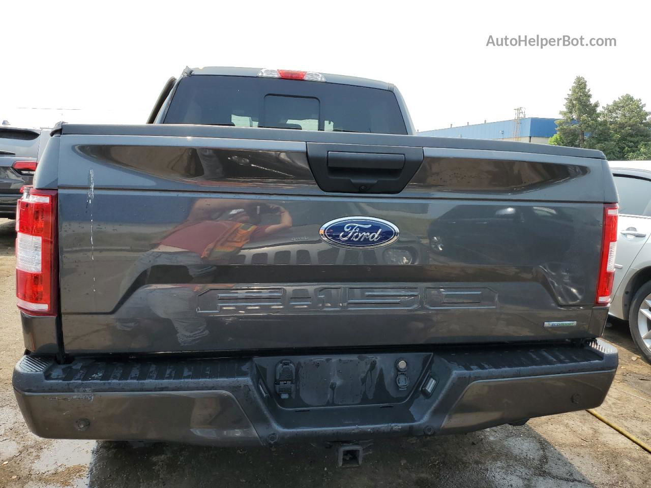 2020 Ford F150 Supercrew Gray vin: 1FTEW1E44LKD07475