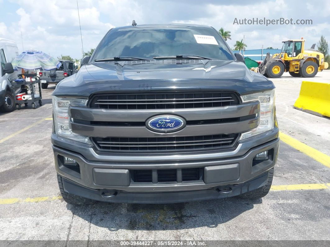 2019 Ford F-150 Lariat Gray vin: 1FTEW1E45KFA53394