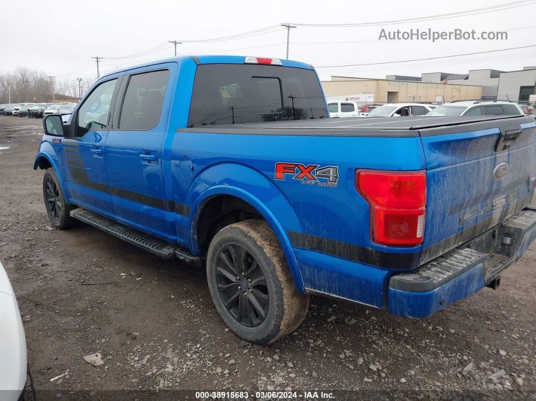 2019 Ford F-150 Xlt Blue vin: 1FTEW1E45KFB32094