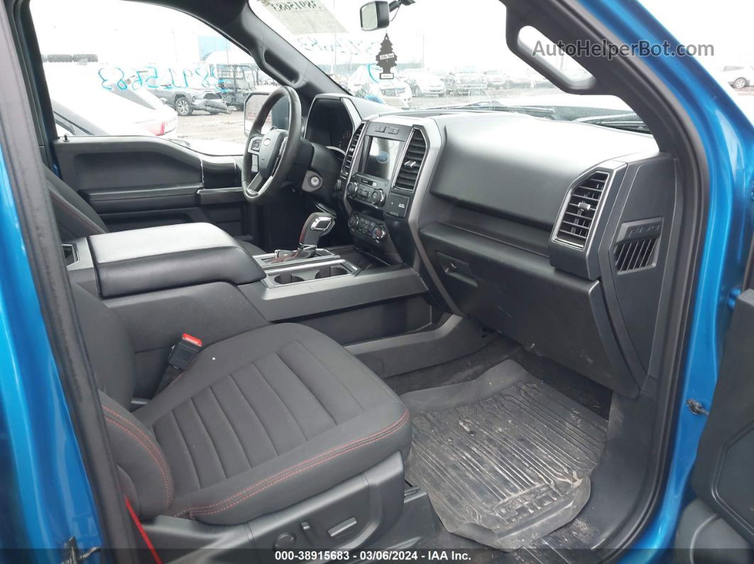 2019 Ford F-150 Xlt Blue vin: 1FTEW1E45KFB32094