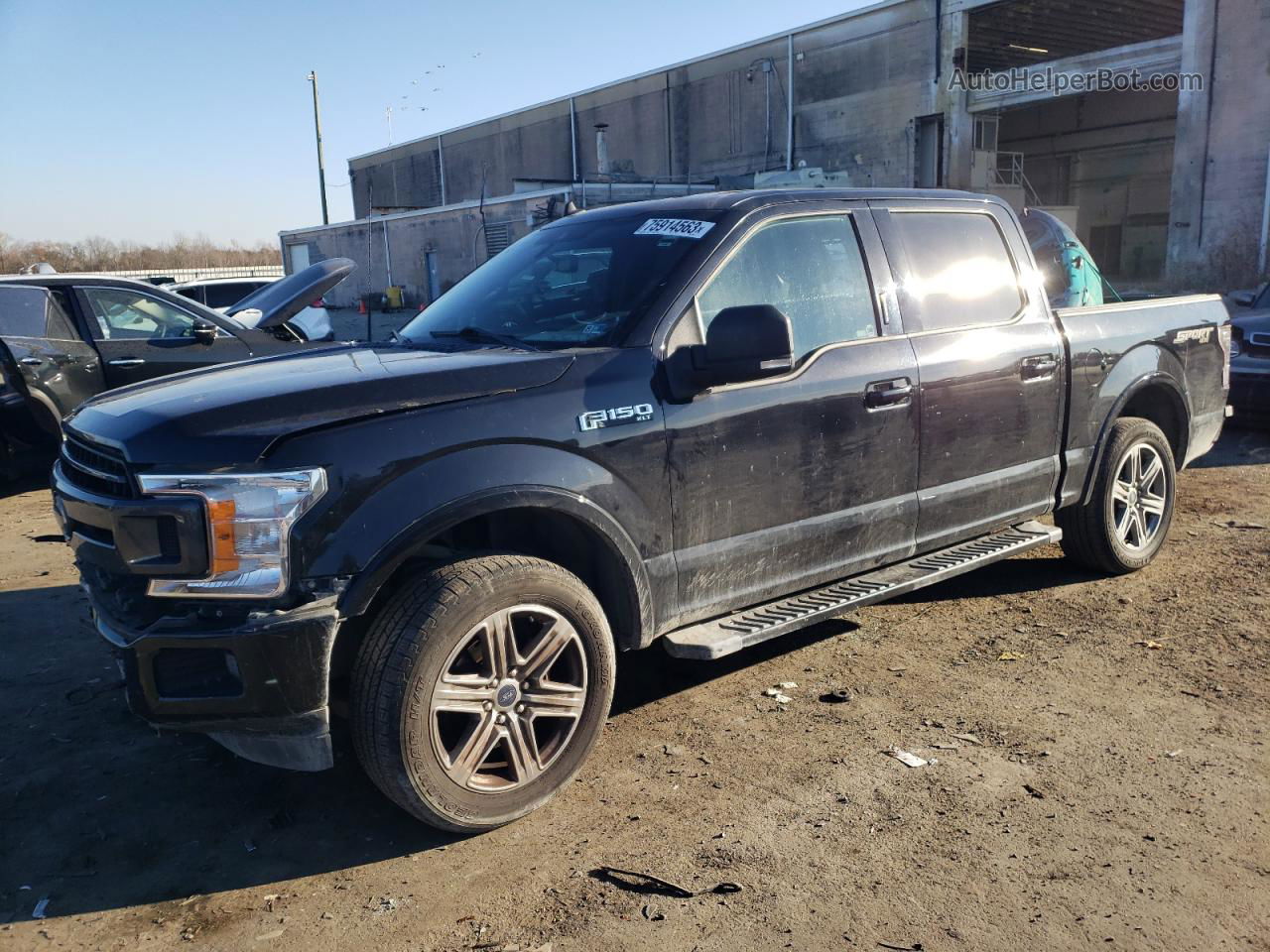 2019 Ford F150 Supercrew Black vin: 1FTEW1E45KFC20613