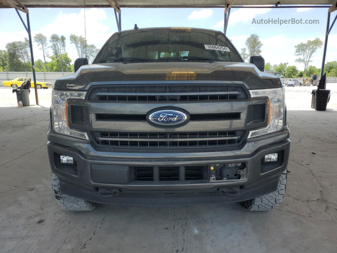 2019 Ford F150 Supercrew Gray vin: 1FTEW1E45KFC95604