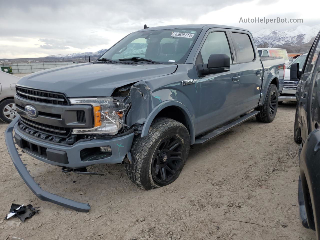 2019 Ford F150 Supercrew Серый vin: 1FTEW1E45KKC34289