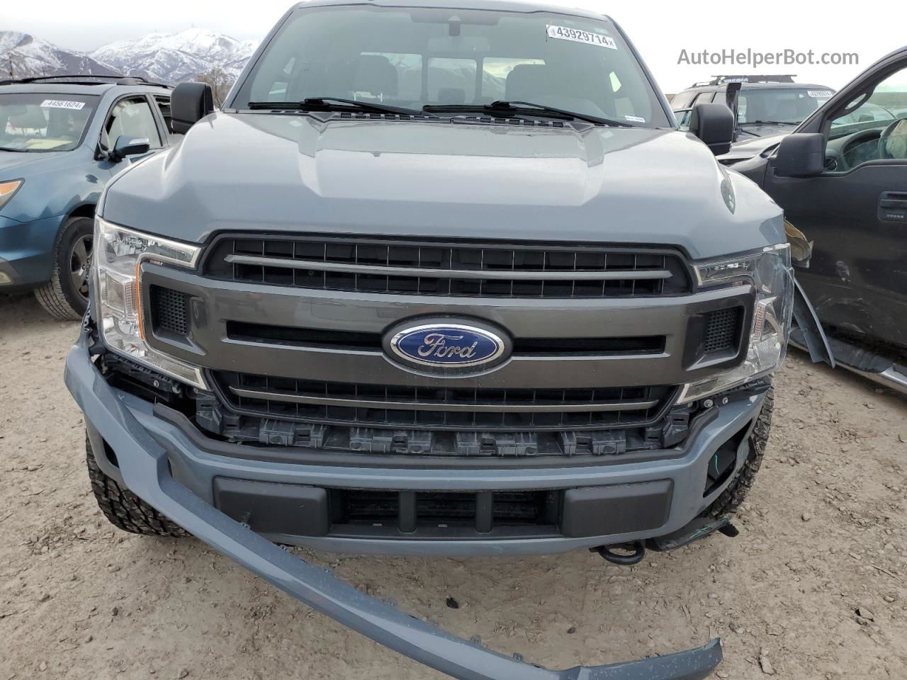 2019 Ford F150 Supercrew Серый vin: 1FTEW1E45KKC34289