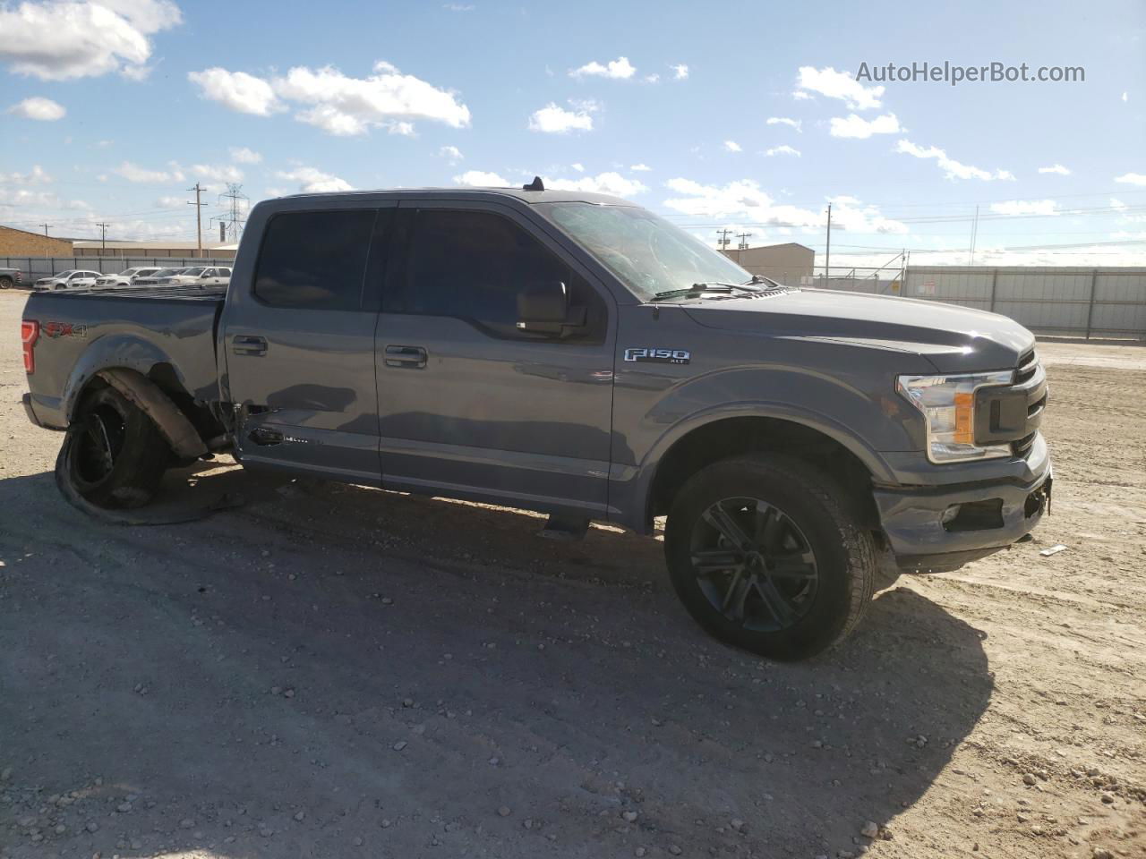 2019 Ford F150 Supercrew Blue vin: 1FTEW1E45KKC96095