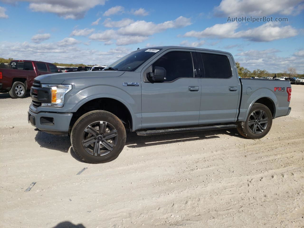 2019 Ford F150 Supercrew Blue vin: 1FTEW1E45KKC96095