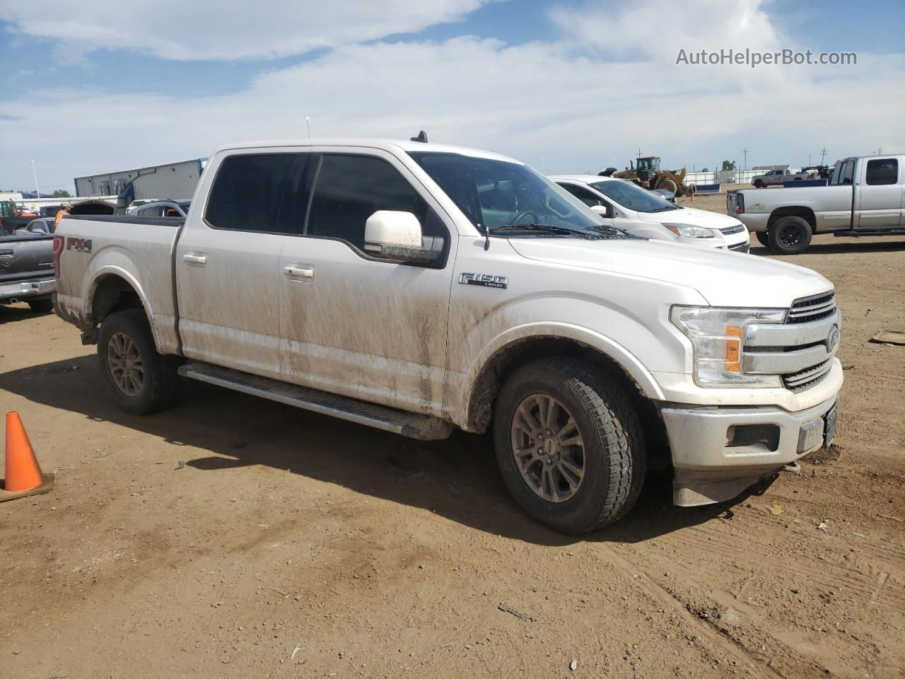 2019 Ford F150 Supercrew White vin: 1FTEW1E45KKE34508