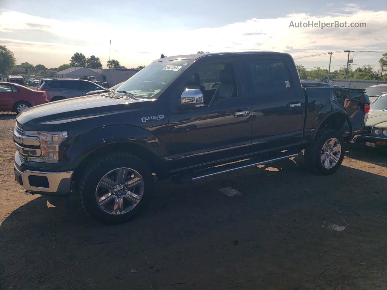 2020 Ford F150 Supercrew Black vin: 1FTEW1E45LFA32059