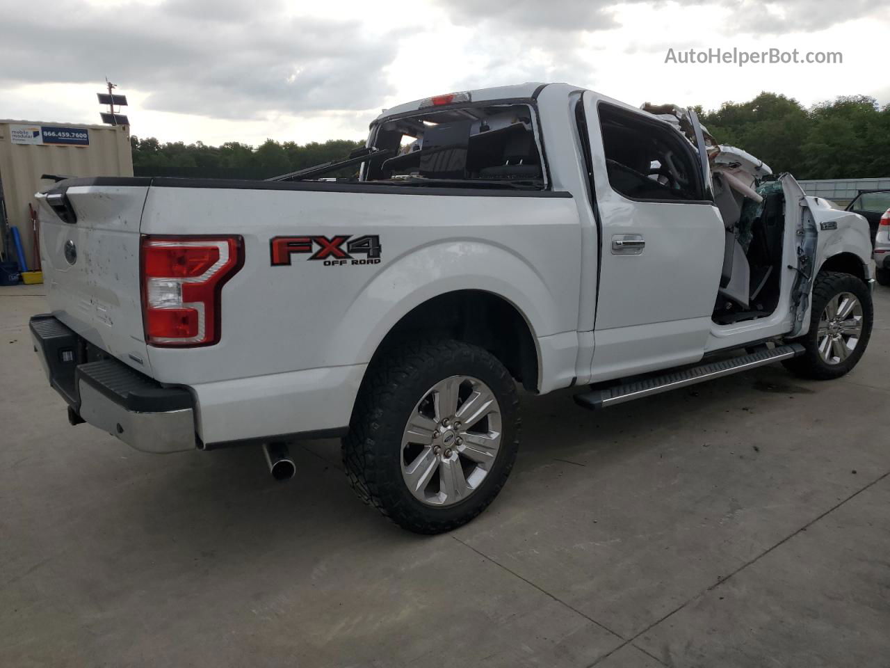 2020 Ford F150 Supercrew White vin: 1FTEW1E45LFB98050