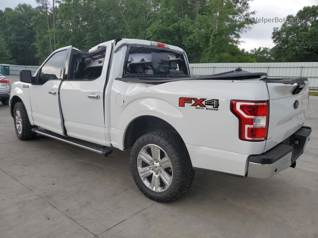 2020 Ford F150 Supercrew White vin: 1FTEW1E45LFB98050